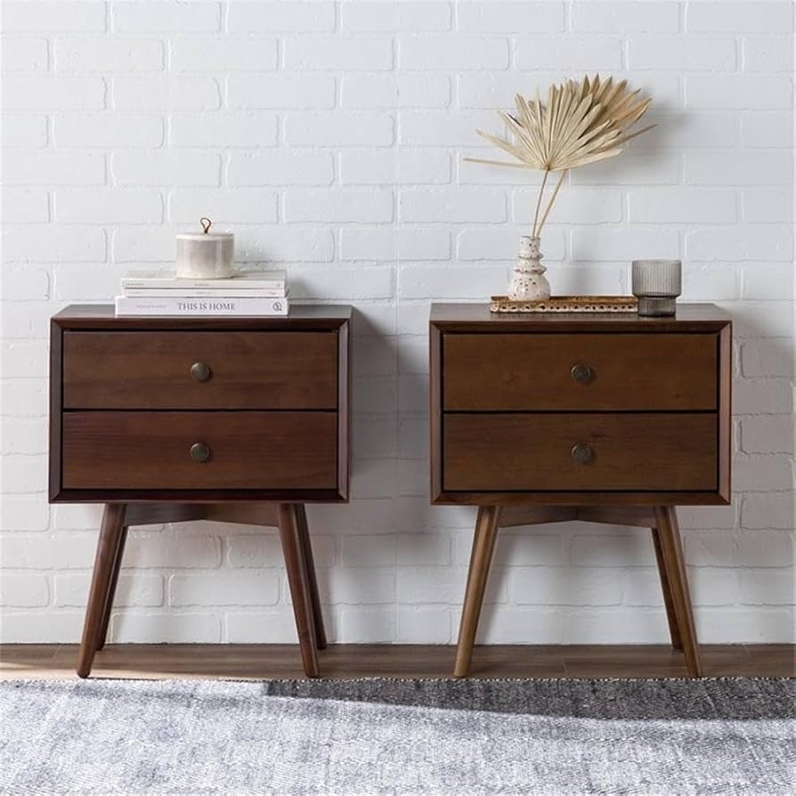 Amazon.com: Walker Edison Ellwood Mid-Century Modern 2-Piece